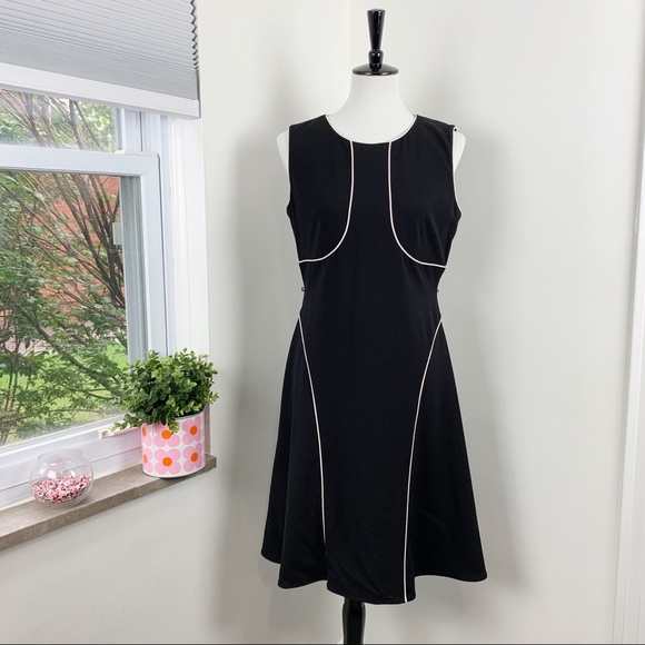 Calvin Klein | Work Black LBD Fit and Flare Dress
